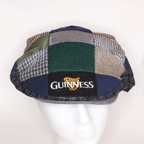 Guinness Other - Guinness Beer Newsboy Hat Men Medium Patchwork Stout